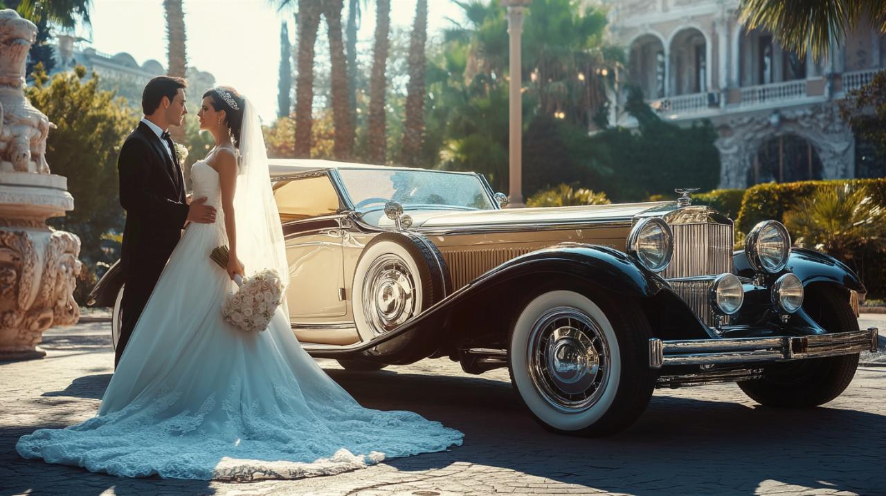 Elegir coches de lujo para su boda: errores a evitar en El Día D y eventos de ensueño