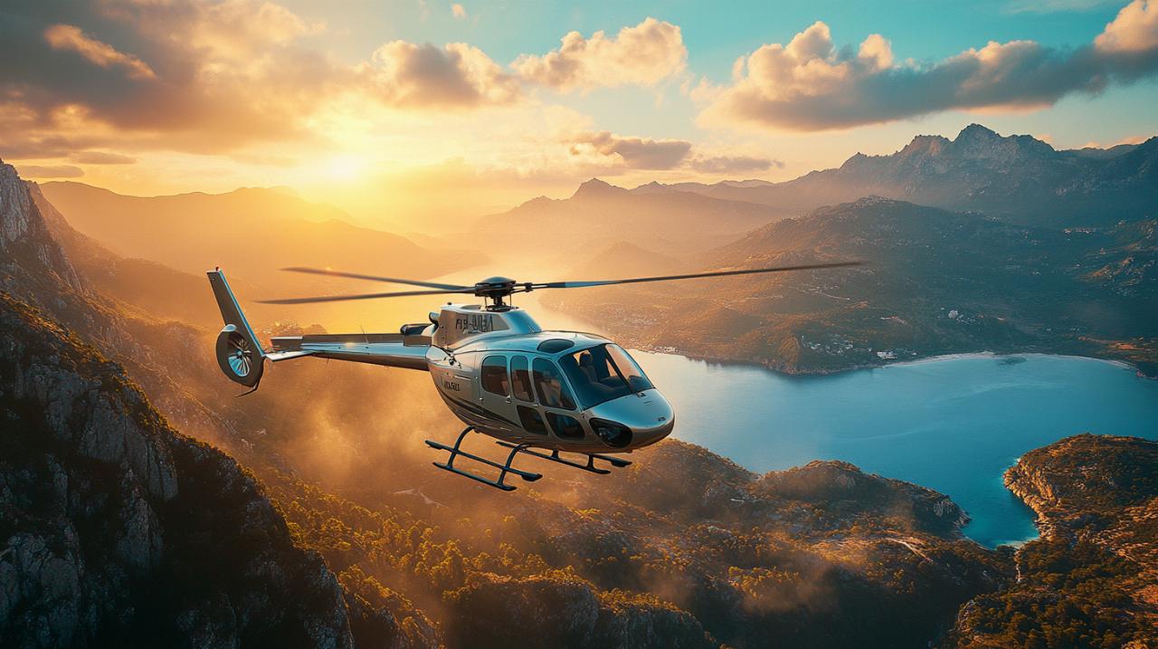 Helicóptero de Lujo: por qué los millonarios eligen volar con cocina gourmet a bordo